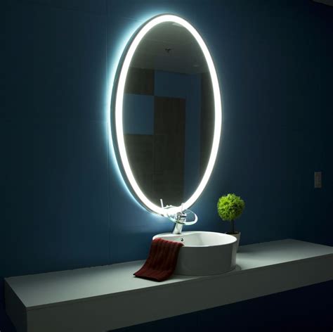 Find a bathroom mirror style that matches your decor. GALAXY MIRROR OVAL 30 X 48 in | Mirror, Bathroom mirror ...