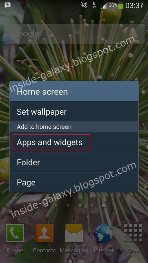 Inside Galaxy Samsung Galaxy S4 How To Add Or Remove Apps Or Widgets