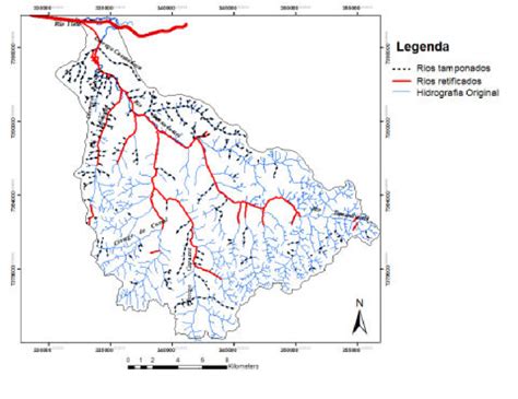 intervenções na rede fluvial da bacia hidrográfica do rio download scientific diagram