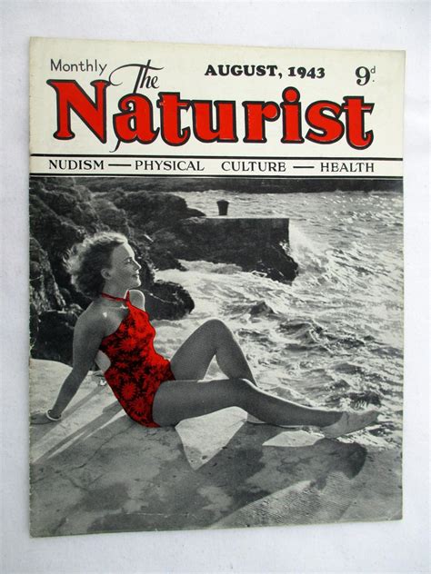 The Naturist Nudism Physical Culture Health August Monthly Magazine By The Naturist