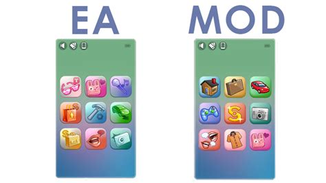 Phone Ui Screenshots The Sims 4 Mods Curseforge
