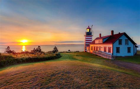 Summer Sunset Lighthouse Desktop Wallpapers Top Free Summer Sunset