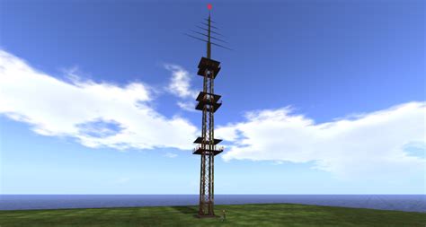 Second Life Marketplace Radio Tower And Elevator Mesh