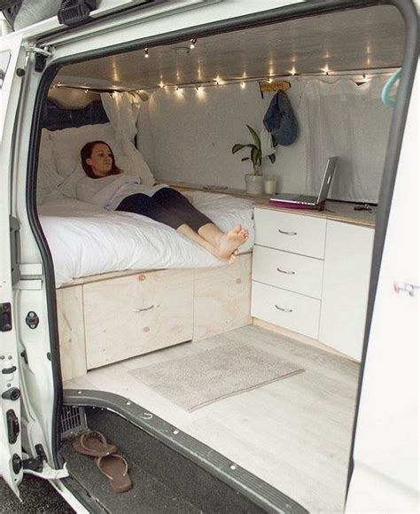 20 Awesome Ideas For Camper Van Conversions Van Interior Campervan