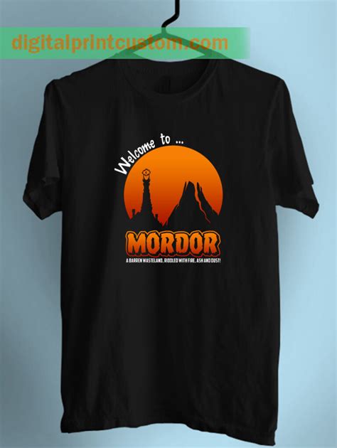 Visit To Mordor Lord Of The Rings Adult T Shirt