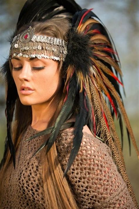 112 Best Images About Feathered Headdresses On Pinterest Mohawks Feathers And Feather Crown