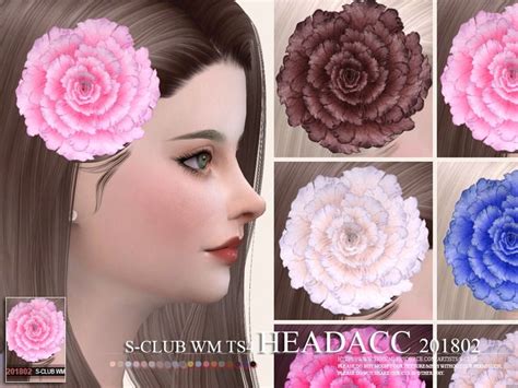 Head Accessories Flower 15 Swatches Found In Tsr Category Sims 4