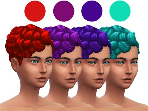The Sims Resource Get To Work Hair Recolored By Ladyfancyfeast Sims