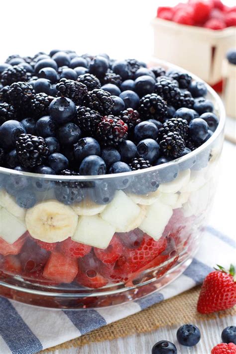 5 Showstopper Red White And Blue Fruit Salads Two