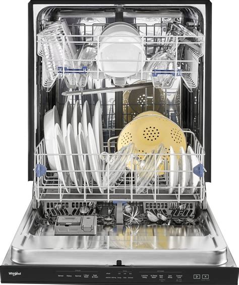 Take advantage of 37% more rack space with the third level rack, then choose the sensor cycle and let your dishwasher pick the right cycle for. WDTA50SAHN | Whirlpool 24" Stainless Steel Tub Dishwasher ...