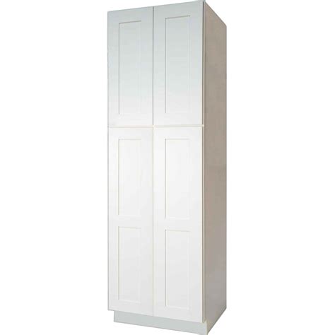 Base Cabinet Utility Luxor White 24 Inch Wide X 84 Inch Tall Luxor