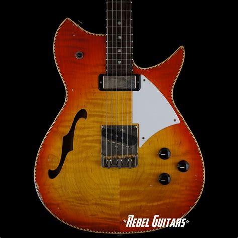 Fano Rb6 Thinline Faded Cherry Rebel Guitars
