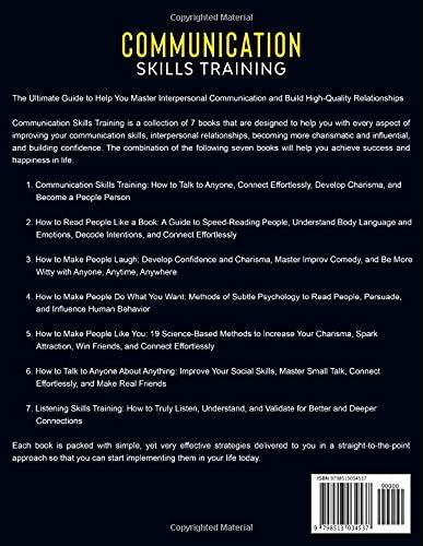 Communication Skills Training Series 7 Books In 1 Read People Like A