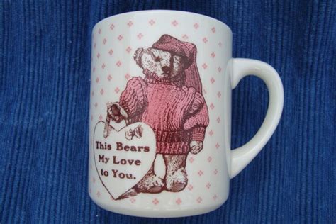 Items Similar To Teddy Bear Mug Coffee Mug Tea Mug Bear Mug