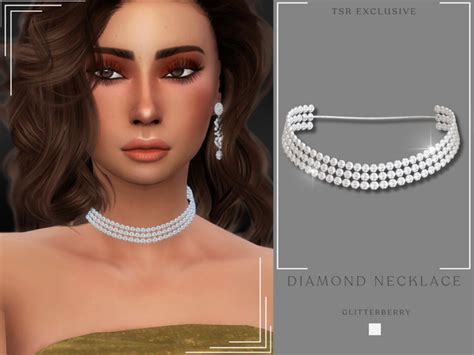 The Sims Resource Diamond Necklace