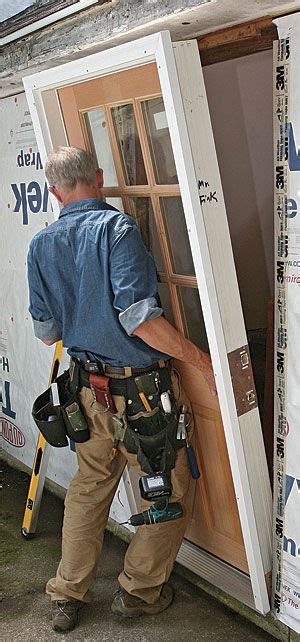 Install A Prehung Exterior Door Fine Homebuilding Article Prehung