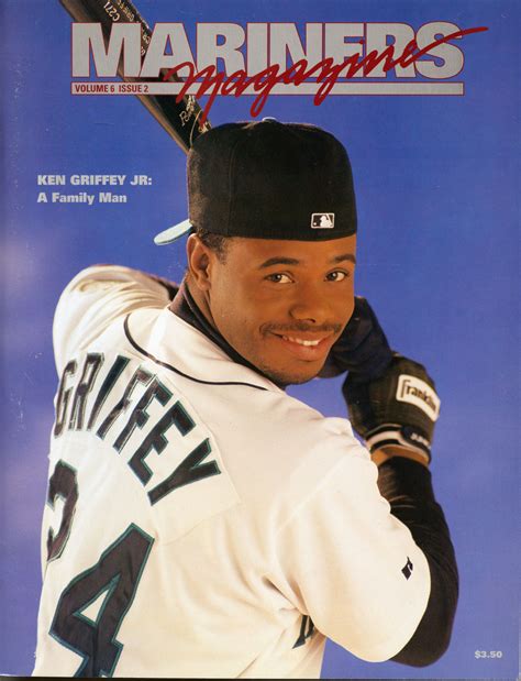 Ken Griffey Jr Mariners Magazine 1994 Griffey Jr Negro League