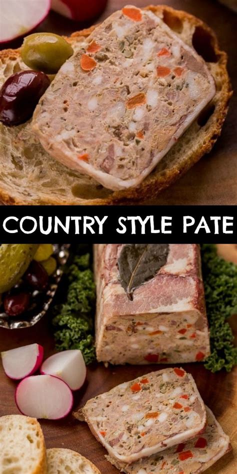 Country Style Pate Recipe Rich Incredibly Flavorful Seasoned Meat