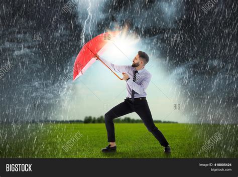 Businessman Umbrella Image And Photo Free Trial Bigstock