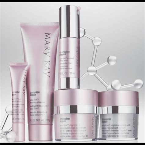 91% said they had less noticeable deep lines and wrinkles, 86% had skin that looked lifted, 98% had less under eye puffiness, 93% had skin that looked more even toned, and 93% had a significant improvement in overall appearance. Mary Kay Other | Timewise Repair Volufirm Set | Poshmark