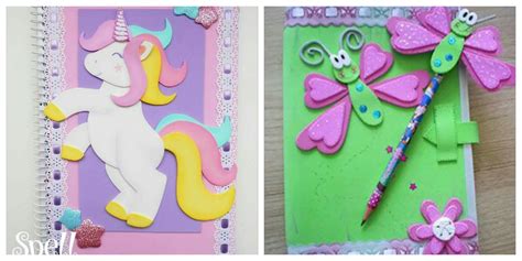 Adhesivos para cuadernos y ropa. Mi Fiesta Creativa: Adorables ideas para forrar cuadernos ...