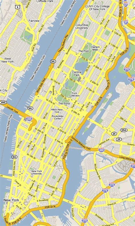 Mapas De Nueva York Mapas De Planos Y Barrios