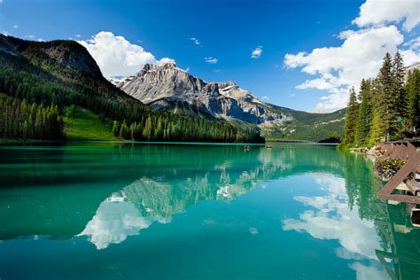 Emerald Lake No Yoho National Park British Columbia Canadá Reisen