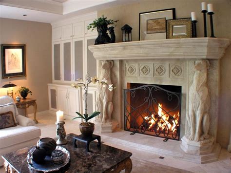 10 Luxurious Living Rooms With Amazing Fireplaces Luxurious Living