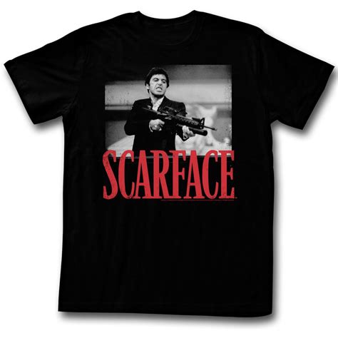 Scarface Scarface Mens Shootah T Shirt Black