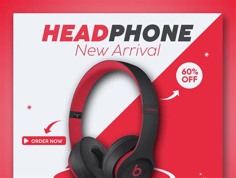 Headphone Poster Poster Templates Poster Designs By Asif Bhuian On