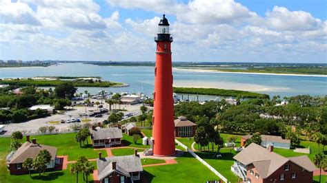 Ponce De Leon Inlet Lighthouse Drone Footage Ponce Inlet Fl Youtube