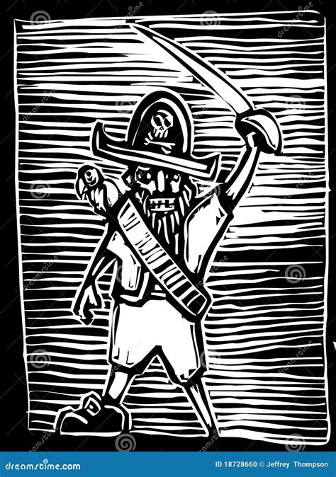 Pirate Captain Cartoon Emoticon Faces Vector Illustration