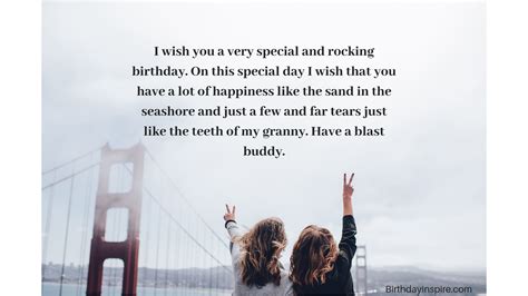 The best way to celebrate your friend on their birthday is to send them one of our best happy birthday wishes! 55 Touching Birthday wishes for Best Friend - Birthday Inspire