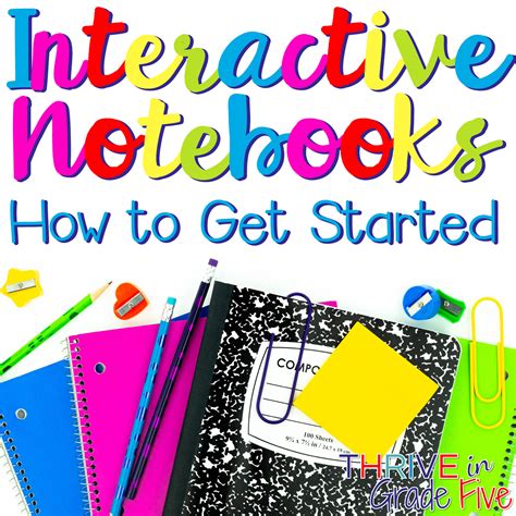 Interactive Notebooks How To Get Started Thrive In Grade Five