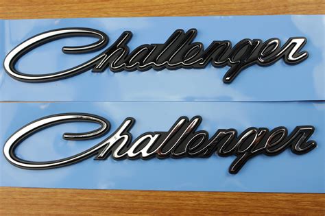 2009 2020 Dodge Challenger Fender Nameplate Emblem Badge Set Of 2 Mopar