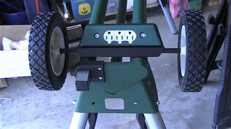 Masterforce Rollinguniversal Miter Saw Stand Assembly Required Youtube
