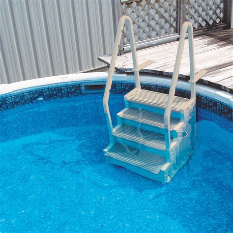 New Confer Step 1 Above Ground Pool Ladder Step System Entry With 2