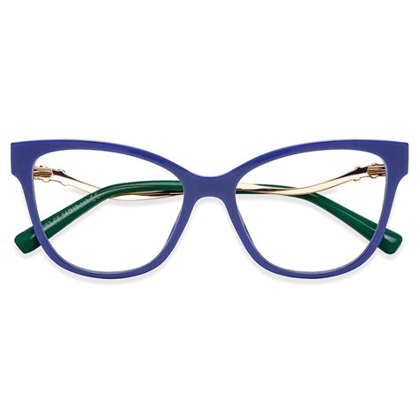 p2063 cat eye blue eyeglasses frames leoptique