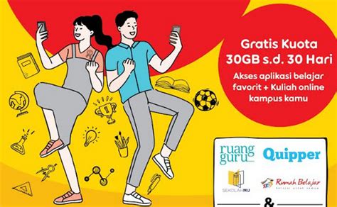 Lewat serangkaian trik pelanggan bisa mendapatkan kuota gratis indosat yang dapat selain kuota 14 gb, indosat ooredoo juga menyediakan gratis kuota 10 gb dengan jaringan 4g. Indosat Ooredoo Kasih Kuota Gratis 30GB untuk Belajar di ...