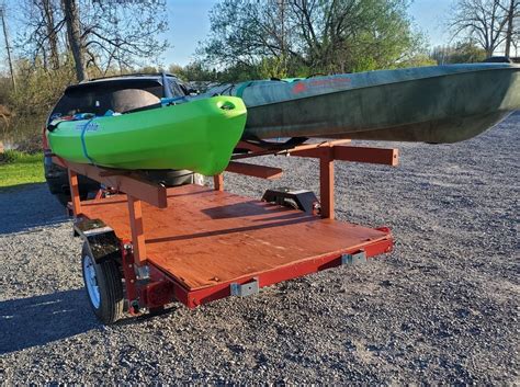 Harbor Freight Haul Master 4x8 Heavy Duty Trailer Review And Kayak
