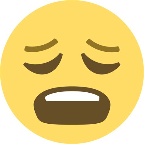 Weary Face Emoji Download For Free Iconduck