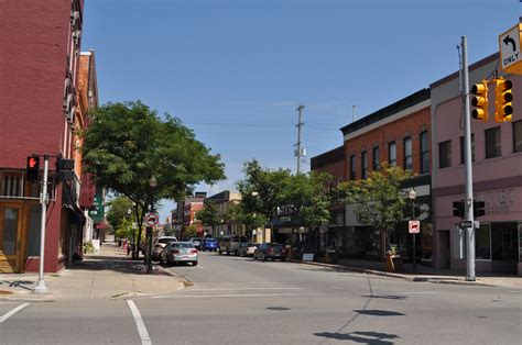 Shopping District In Downtown Alpena Michigan The Michigan Flickr