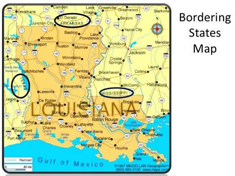 Texas Louisiana Border Map