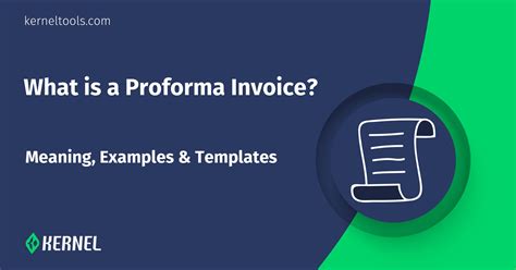 What Is A Proforma Invoice Meaning Examples Templates