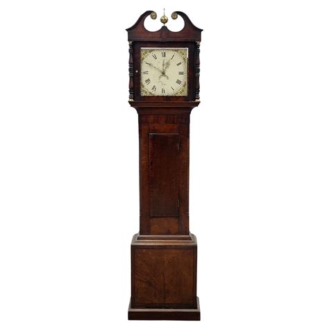 19th Century George Iv English Oak Long Case Grandfather Clock At 1stdibs Grandfather Case
