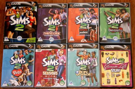 Games The Sims 2 Collection 1 X Starter Pack Set Of 6 Expansion
