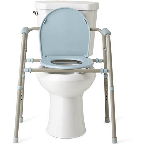 Medline Steel 3 In 1 Bedside Toilet Commode With Microban Ebay