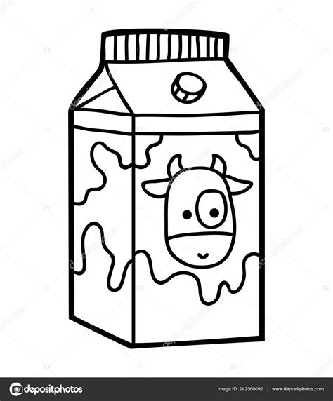 Milk Coloring Pages