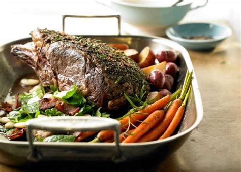 I had a 4# roast, rubbed the ''crust'' on well. Create the Perfect Traditional Christmas Dinner | Allrecipes