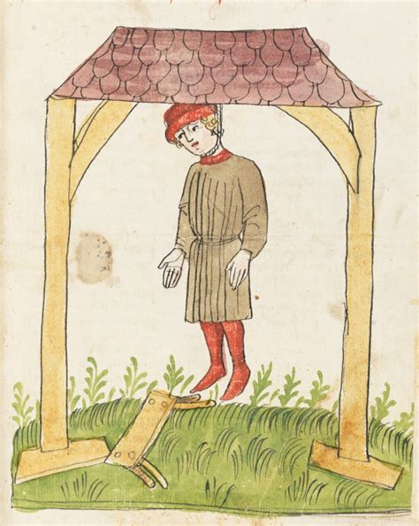 The Ticklish Subject On Twitter Rt Weirdmedieval A Hanging Germany 15th Century T